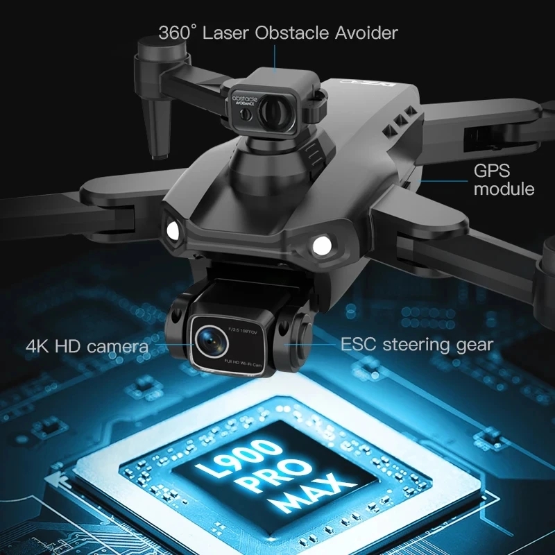 L900 Pro MAX GPS Drone 4K Prof - огляд і ціна Drone Mapping