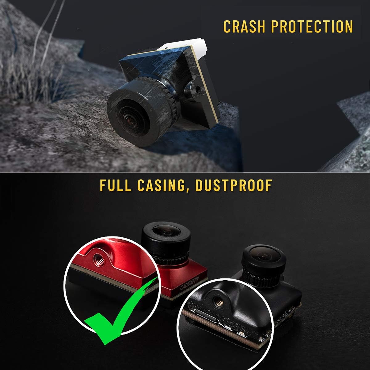 CADDX Micro FPV Camera Ratel 2 - огляд і ціна Drone Aerial Photography