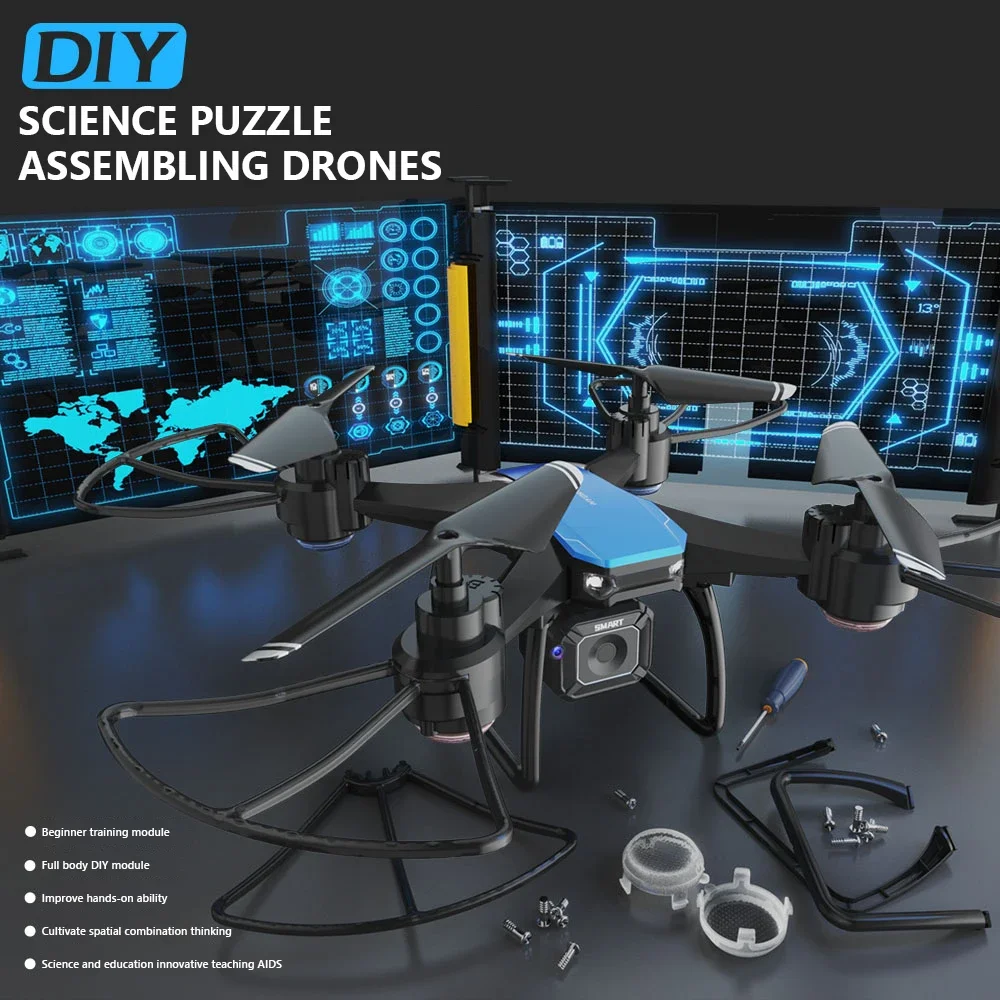 JJRC H108 DIY Teaching Assembl - огляд і ціна Drone Video Production